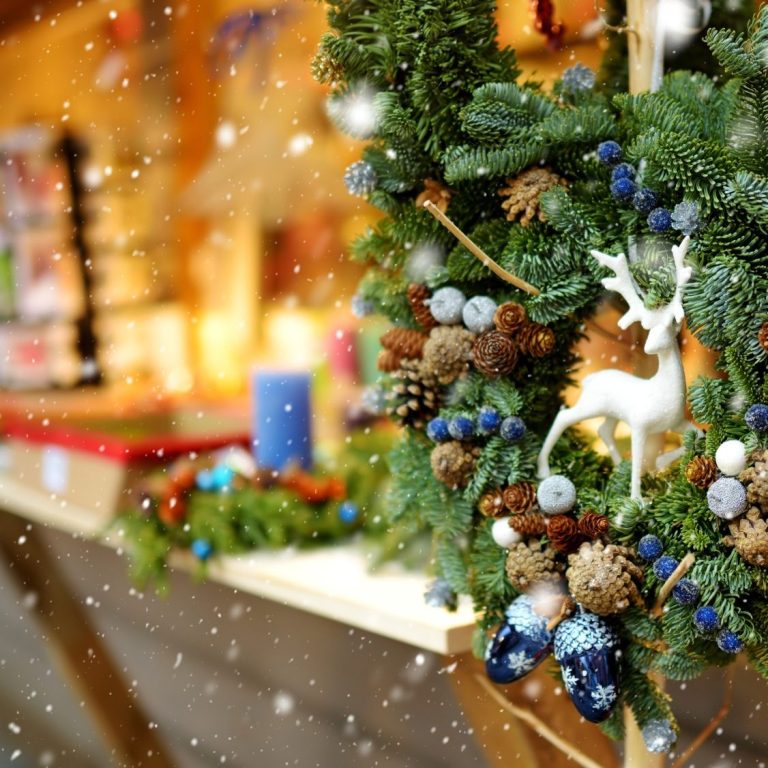 Rudower Weihnachtsmeile mit Schnee